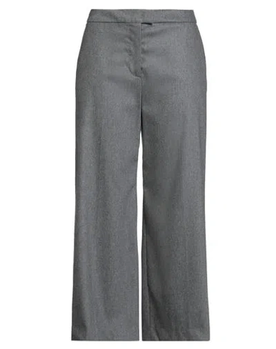Pt Torino Woman Pants Grey Size 6 Virgin Wool, Elastane