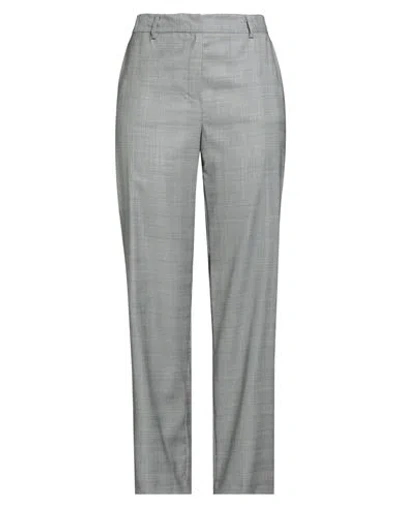 Pt Torino Woman Pants Grey Size 6 Virgin Wool In Gray