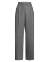 Pt Torino Woman Pants Grey Size 8 Virgin Wool, Cashmere, Elastane In Gray