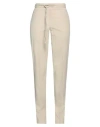 Pt Torino Woman Pants Ivory Size 8 Cotton, Elastane In White
