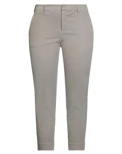 Pt Torino Woman Pants Khaki Size 10 Modal, Cotton, Elastane In Neutral