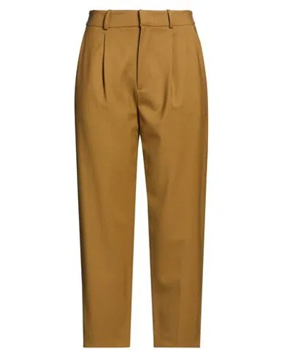 Pt Torino Woman Pants Khaki Size 4 Virgin Wool, Elastane In Brown