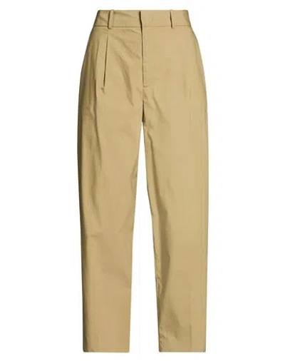 Pt Torino Woman Pants Khaki Size 8 Cotton, Polyamide, Elastane In Brown