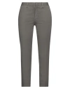 Pt Torino Woman Pants Lead Size 10 Cotton, Elastane In Grey
