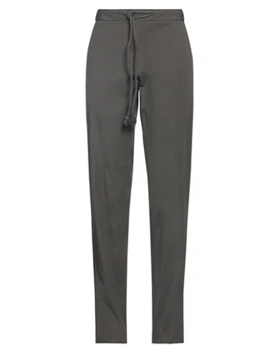 Pt Torino Woman Pants Lead Size 6 Cotton, Elastane In Grey