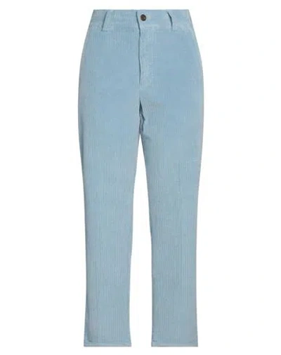 Pt Torino Woman Pants Light Blue Size 30 Cotton, Elastane