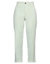 Pt Torino Woman Pants Light Green Size 4 Cotton, Elastane In Green
