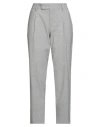 Pt Torino Woman Pants Light Grey Size 10 Virgin Wool, Elastane In Gray