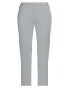 Pt Torino Woman Pants Light Grey Size 8 Cotton, Elastane