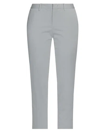 Pt Torino Woman Pants Light Grey Size 8 Cotton, Elastane In Grey