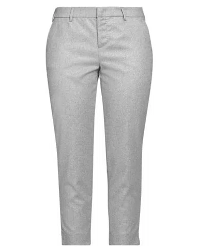 Pt Torino Woman Pants Light Grey Size 8 Wool, Polyamide, Polyester, Acrylic In Gray