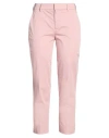 Pt Torino Woman Pants Light Pink Size 4 Cotton, Elastane In Animal Print