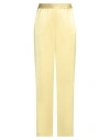 Pt Torino Woman Pants Pastel Yellow Size 6 Triacetate, Polyester