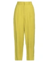 Pt Torino Woman Pants Lime Green Size 4 Viscose, Linen