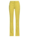 Pt Torino Woman Pants Lime Green Size 4 Cotton, Elastane In Green