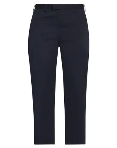 Pt Torino Woman Pants Midnight Blue Size 10 Cotton, Elastane