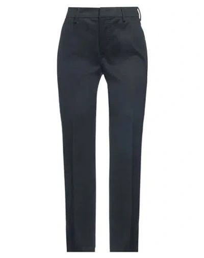 Pt Torino Woman Pants Midnight Blue Size 14 Cotton, Cashmere, Elastane
