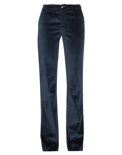 Pt Torino Woman Pants Midnight Blue Size 6 Cotton, Viscose, Elastane