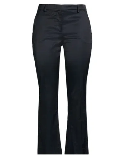 Pt Torino Woman Pants Midnight Blue Size 8 Viscose, Cotton, Silk, Elastane