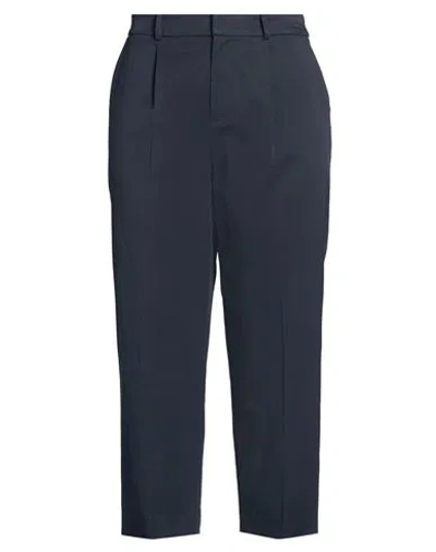 Pt Torino Woman Pants Navy Size 10 Lyocell, Cotton, Modal, Elastane In Blue
