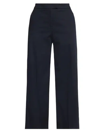 Pt Torino Woman Pants Navy Size 6 Cotton, Elastane