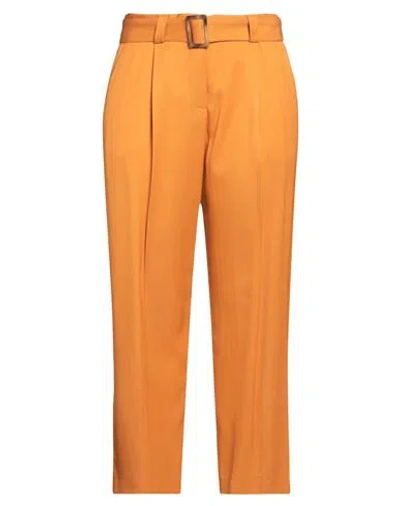 Pt Torino Woman Pants Orange Size 10 Viscose
