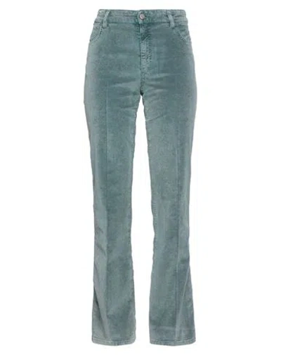 Pt Torino Woman Pants Pastel Blue Size 28 Cotton, Lyocell, Elastane
