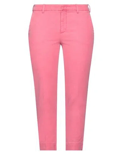 Pt Torino Woman Pants Pink Size 10 Cotton, Lyocell, Elastane