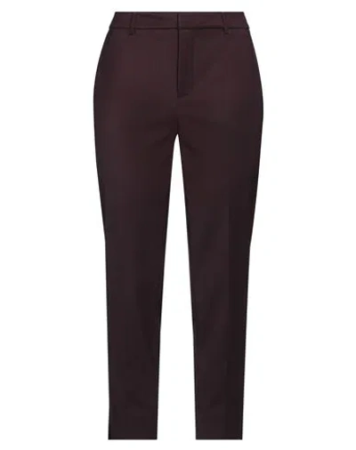 Pt Torino Woman Pants Plum Size 10 Virgin Wool, Elastane