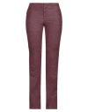 Pt Torino Woman Pants Plum Size 8 Cotton, Polyester, Elastane In Purple