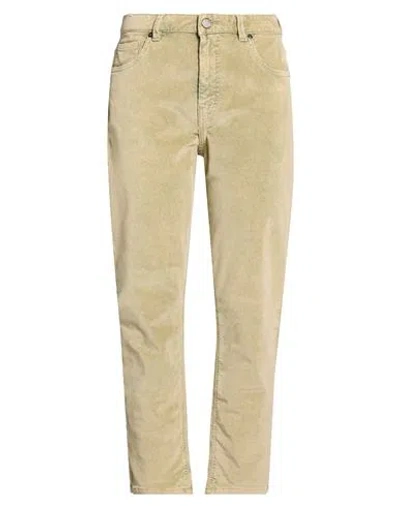 Pt Torino Woman Pants Sage Green Size 28 Cotton, Lyocell, Elastane In Neutral