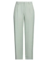 Pt Torino Woman Pants Sage Green Size 6 Viscose In Sage Green