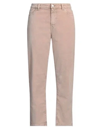 Pt Torino Woman Pants Sand Size 28 Cotton, Elastane In Beige