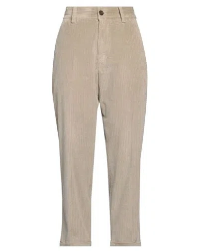 Pt Torino Woman Pants Sand Size 29 Cotton, Elastane In Beige