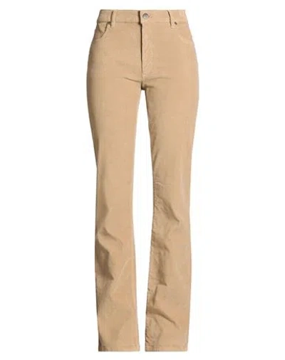 Pt Torino Woman Pants Sand Size 29 Cotton, Lyocell, Elastane In Neutral