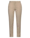 Pt Torino Woman Pants Sand Size 4 Cotton, Elastane In Beige