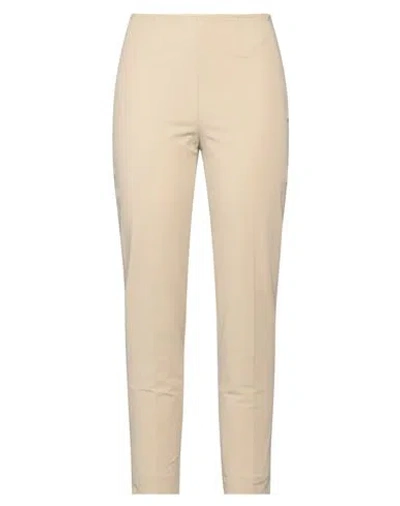 Pt Torino Woman Pants Sand Size 4 Cotton, Polyamide, Elastane In Beige