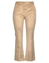 Pt Torino Woman Pants Sand Size 8 Cotton, Viscose, Elastane In Beige