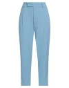 Pt Torino Woman Pants Sky Blue Size 6 Polyester, Elastane In Blue