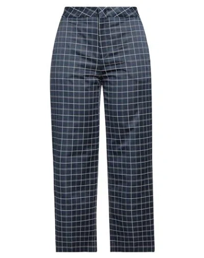 Pt Torino Woman Pants Slate Blue Size 6 Polyester