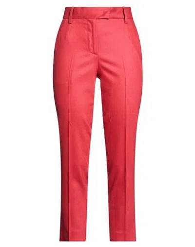 Pt Torino Woman Pants Tomato Red Size 6 Virgin Wool, Elastane