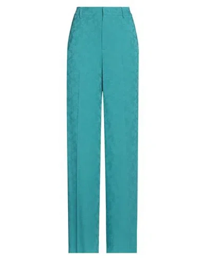 Pt Torino Woman Pants Turquoise Size 6 Viscose In Blue