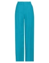 Pt Torino Woman Pants Azure Size 6 Virgin Wool, Elastane In Blue