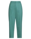 Pt Torino Woman Pants Emerald Green Size 6 Virgin Wool, Elastane In Blue