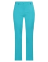 Pt Torino Woman Pants Turquoise Size 8 Viscose, Elastane In Blue