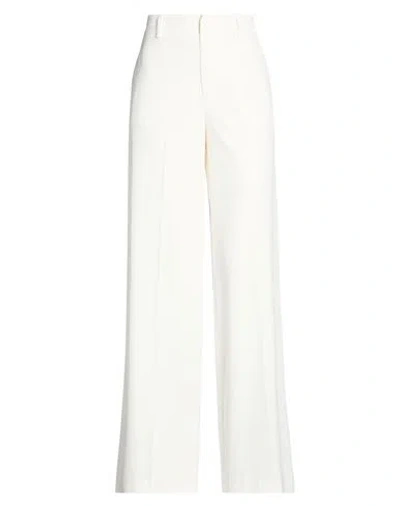 Pt Torino Woman Pants White Size 2 Polyester, Elastane