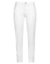 PT TORINO PT TORINO WOMAN PANTS WHITE SIZE 29 COTTON, ELASTANE