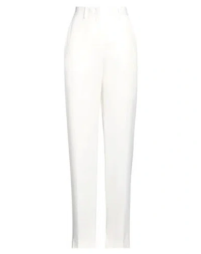 Pt Torino Woman Pants White Size 6 Viscose