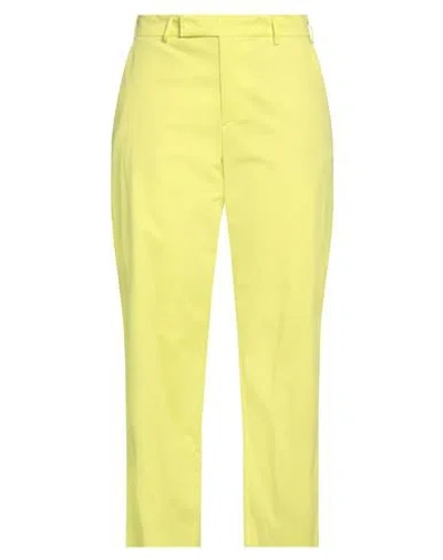 Pt Torino Woman Pants Yellow Size 6 Cotton, Elastane