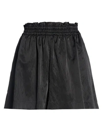 Pt Torino Woman Shorts & Bermuda Shorts Black Size 2 Viscose, Polyamide In Blue